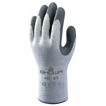 Cold protection glove with latex coating 451